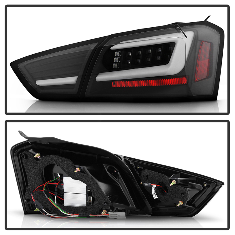 Chevrolet Impala LED Tail Lights - SPYDER - Sequential LED Turn Signal - Black - `14-`20