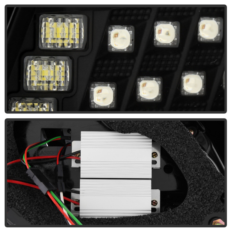 Chevrolet Impala LED Tail Lights - SPYDER - Sequential LED Turn Signal - Black - `14-`20