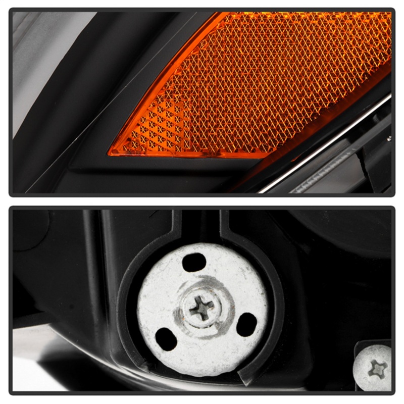 Volkswagen Golf Headlights - SPYDER - APEX Series, High-Power LED - Black - `18-`21