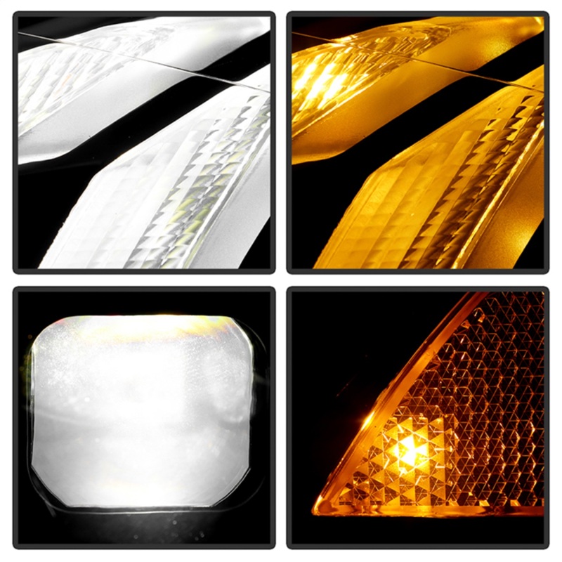 Volkswagen Golf Headlights - SPYDER - APEX Series, High-Power LED - Black - `18-`21