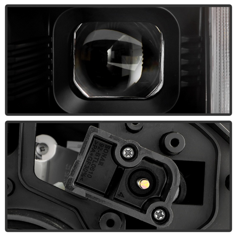 Volkswagen Golf Headlights - SPYDER - APEX Series, High-Power LED - Black - `18-`21