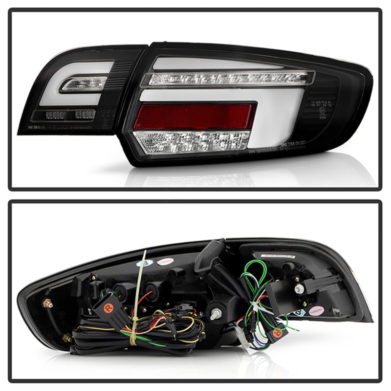 Audi A3 LED Tail Lights - SPYDER - Full LED - Black - `03-`08
