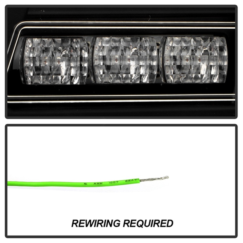 Audi A3 LED Tail Lights - SPYDER - Full LED - Black - `03-`08