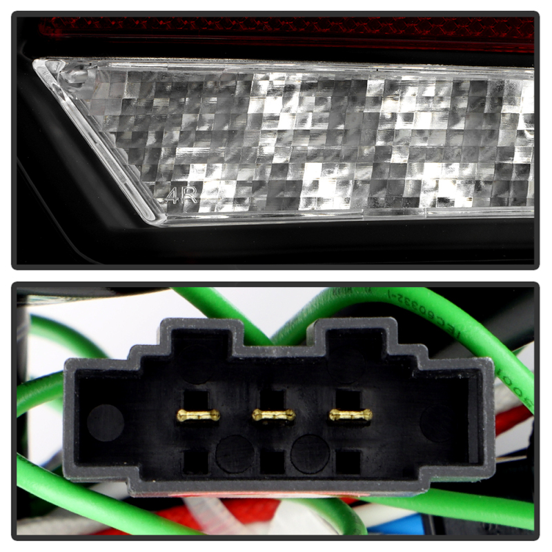 Audi A3 LED Tail Lights - SPYDER - Full LED - Black - `03-`08
