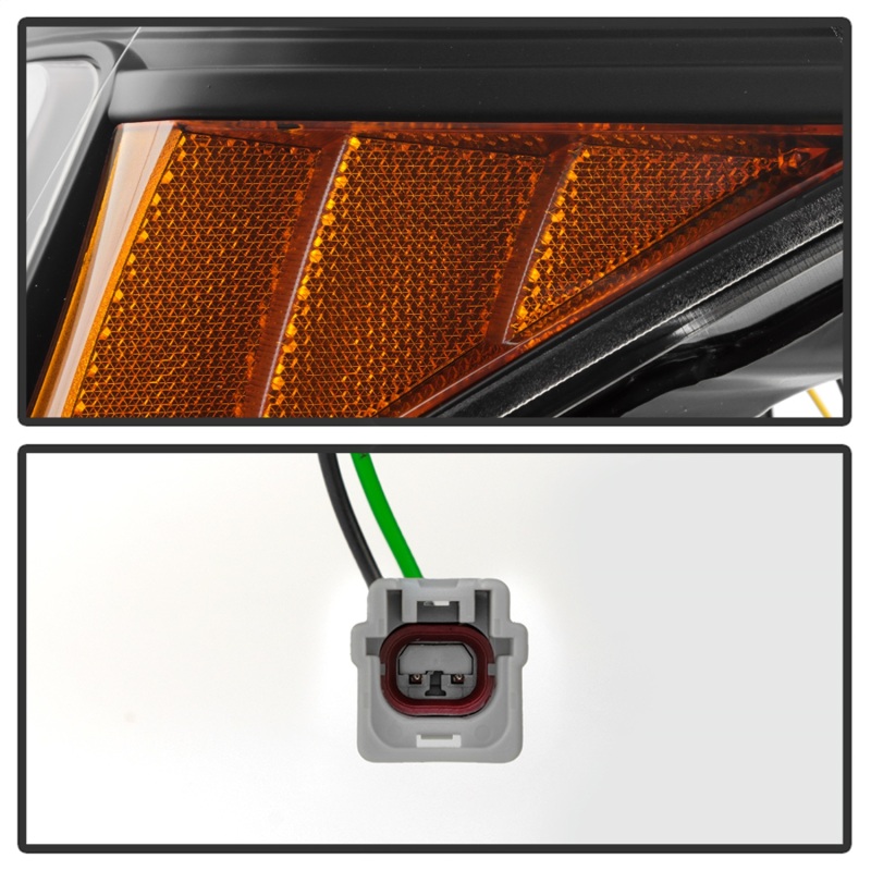 Nissan Pathfinder Projector Headlights - SPYDER - Greeting Light Show Animation + Sequential LED Turn Signal Lights - Black - `05-`07