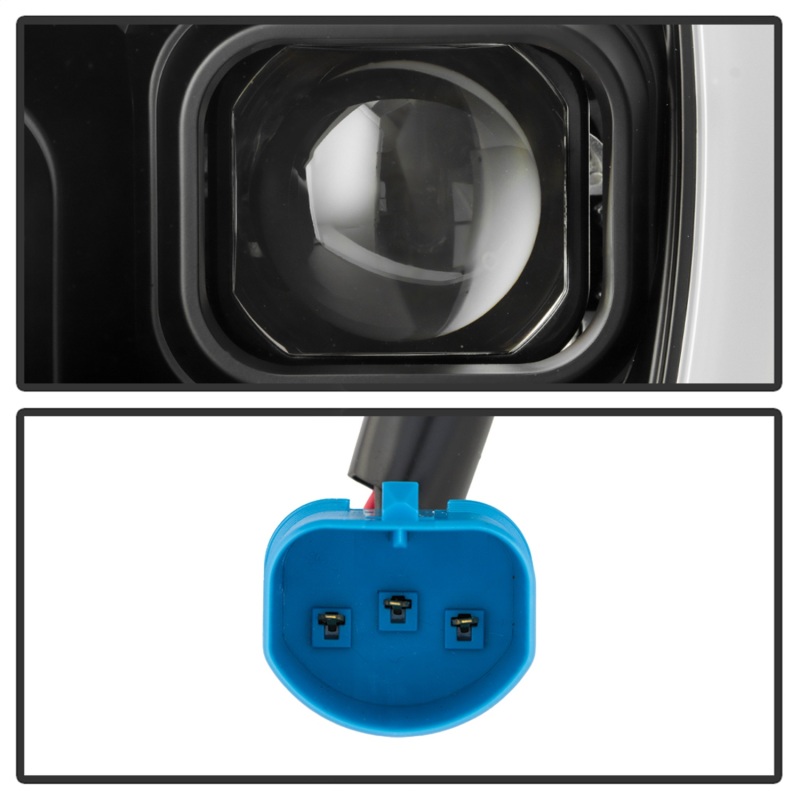 Nissan Frontier Headlights - SPYDER - High-Power LED Module + Sequential LED Turn Signal Lights - Black - `05-`08