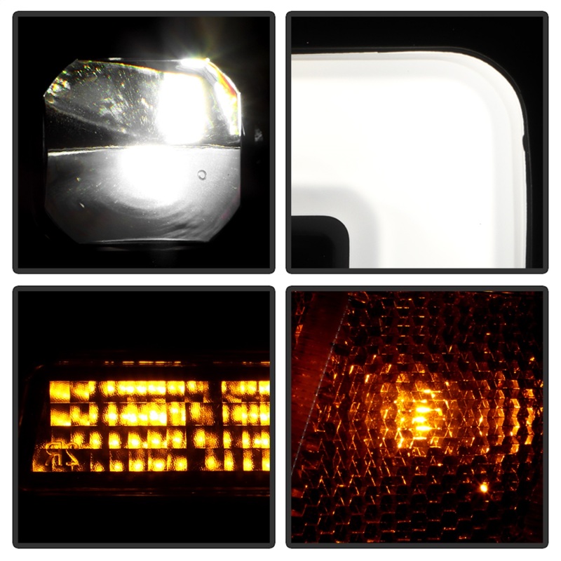 Nissan Frontier Headlights - SPYDER - High-Power LED Module + Sequential LED Turn Signal Lights - Black - `05-`08