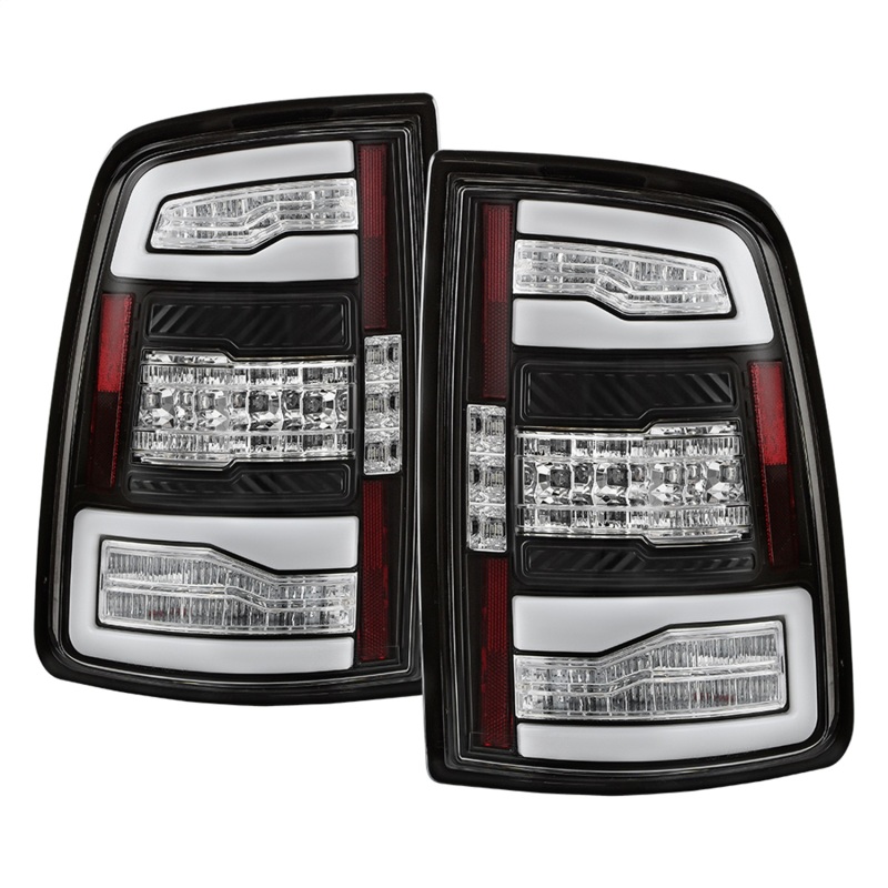 Dodge Ram 2500 LED Tail Lights - SPYDER - Apex Series - Black - `19-`24