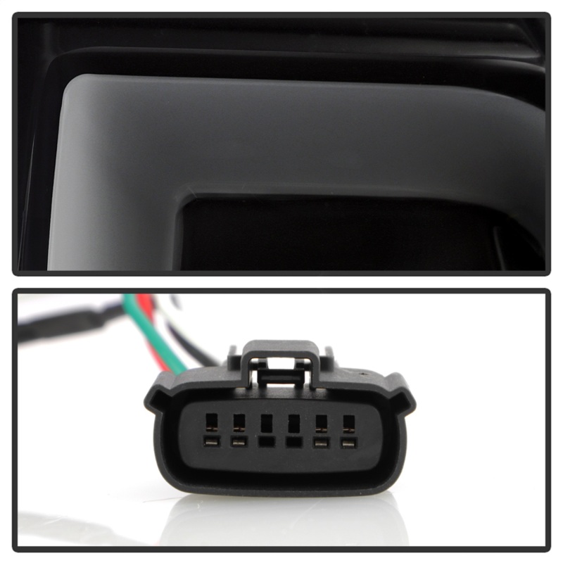 Chevrolet Tahoe LED Tail Lights - Rear - SPYDER - Light Bar - Black Smoke - `15-`20