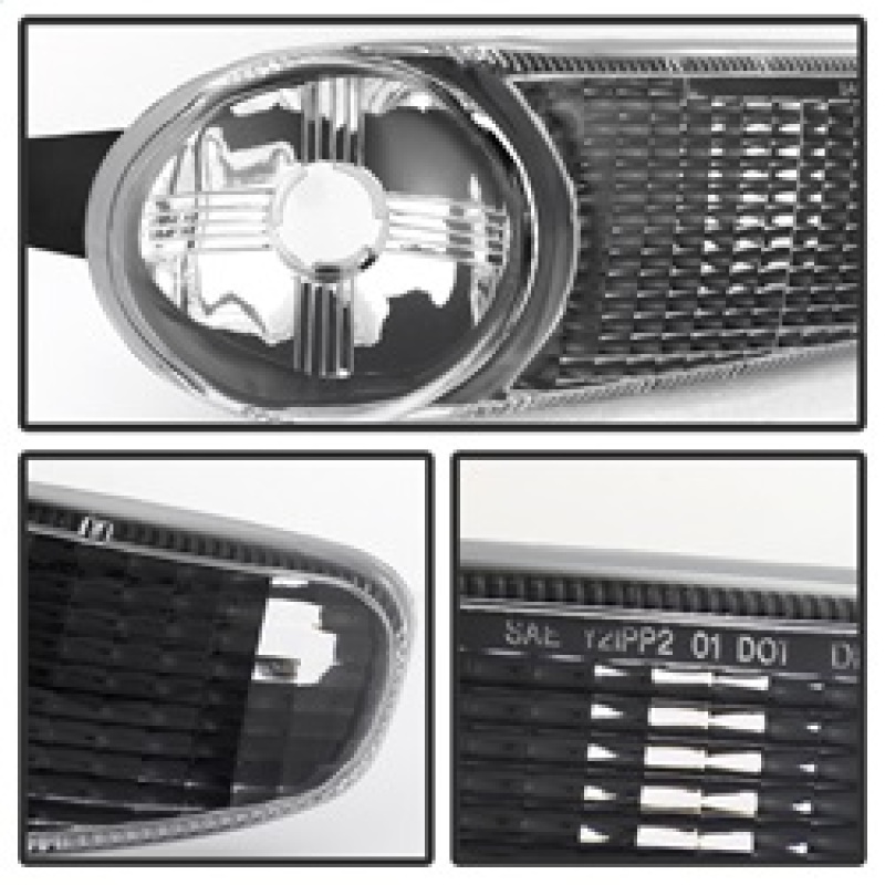 GMC Sierra Denali Bumper Lights - SPYDER - XTune - Black - `00-`06