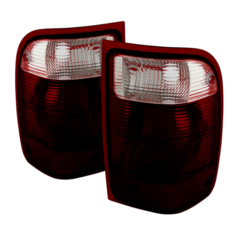 Ford Ranger Tail Lights - SPYDER - OEM Style xTune - Red Smoked - `01-`11