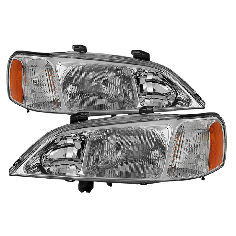 Acura Tl Headlights - SPYDER - OEM Style - Chrome - `99-`01