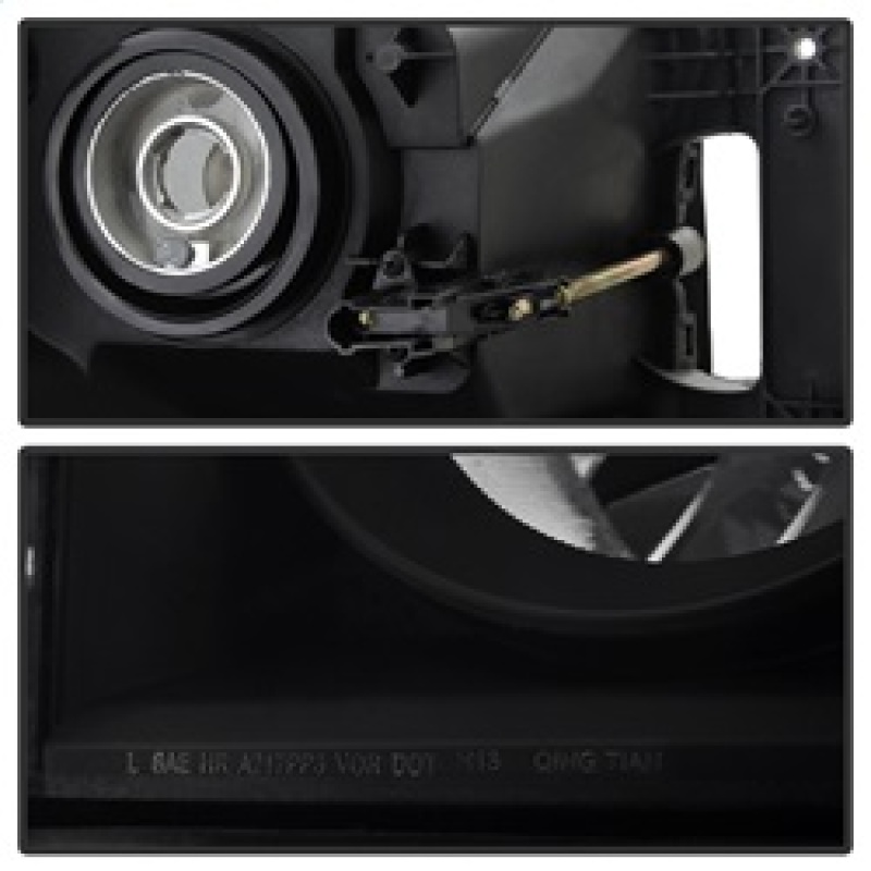 Dodge Ram 1500 Headlights - Front - SPYDER - xTune Amber Crystal, Black Smoked - Black Smoked - `06-`08