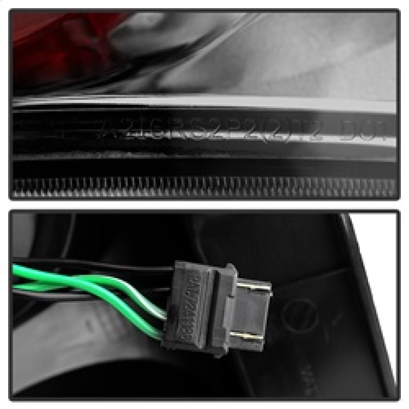 Chevrolet Suburban Tail Lights - Rear - SPYDER - XTune LED, Black Housing - Smoked - `07-`14