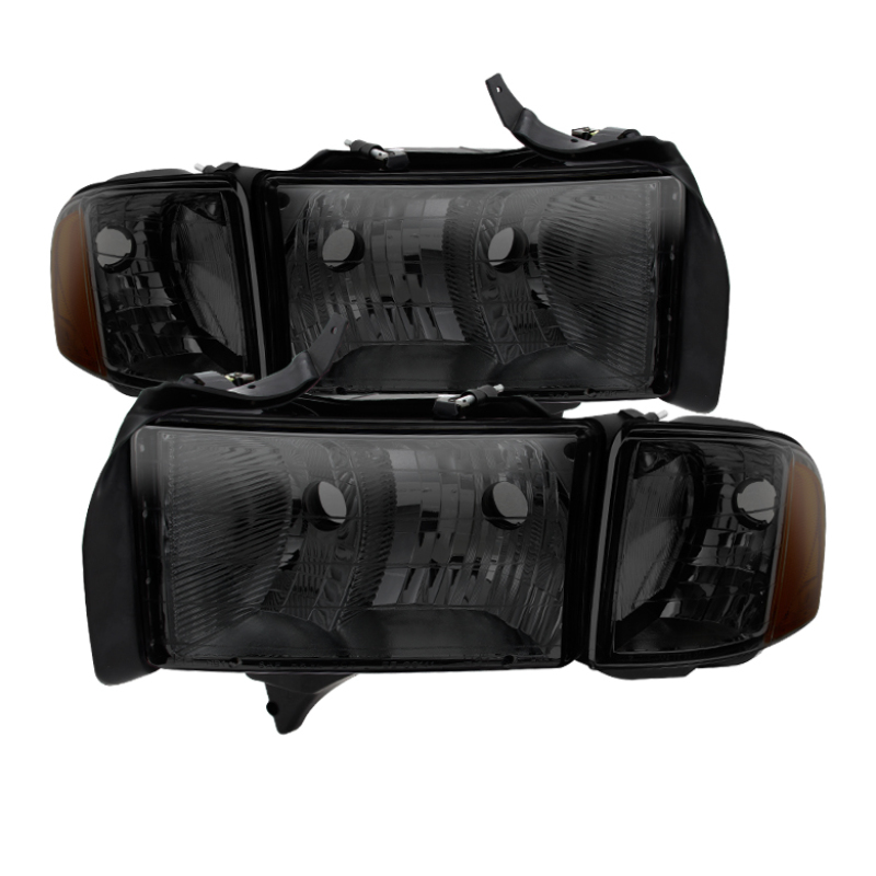 Dodge Ram Headlights - SPYDER - xTune - Smoked - `99-`02