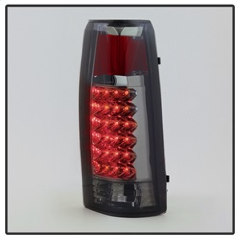 GMC Yukon Tail Lights - Rear - SPYDER - xTune LED with 3rd LED Brake Light, Smoked - Smoked - `99-`00