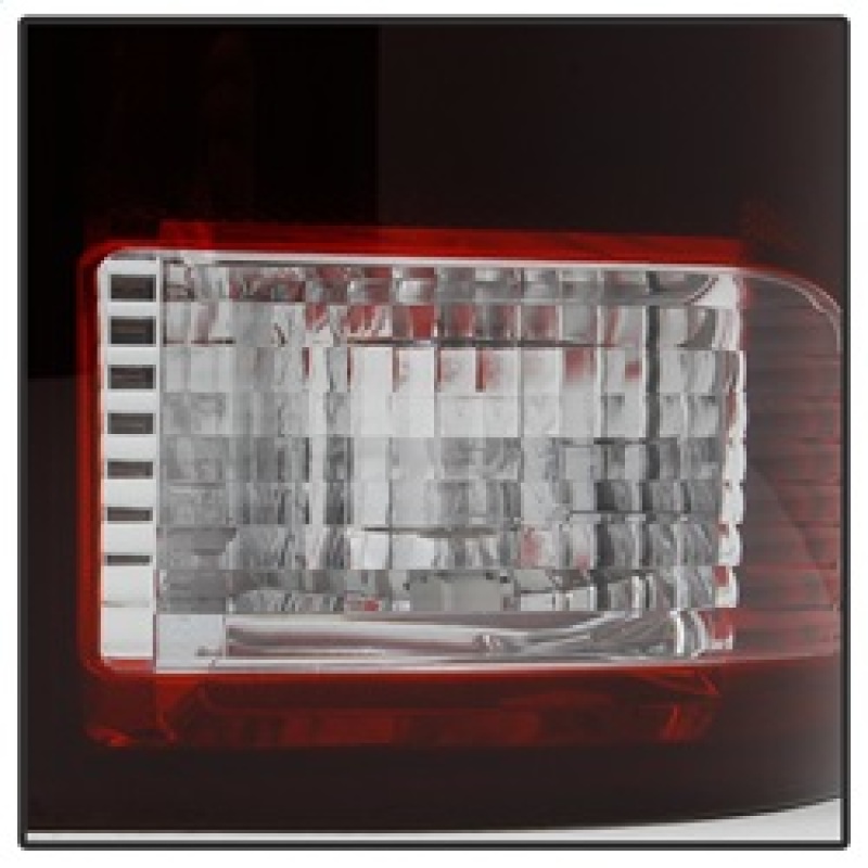Ram 1500 Tail Lights - Rear - SPYDER - xTune OEM Style - Dark Red - `11-`15