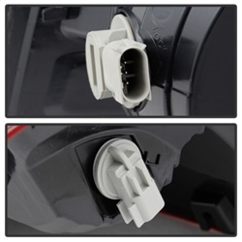 Ram 1500 Tail Lights - Rear - SPYDER - xTune OEM Style - Dark Red - `11-`15