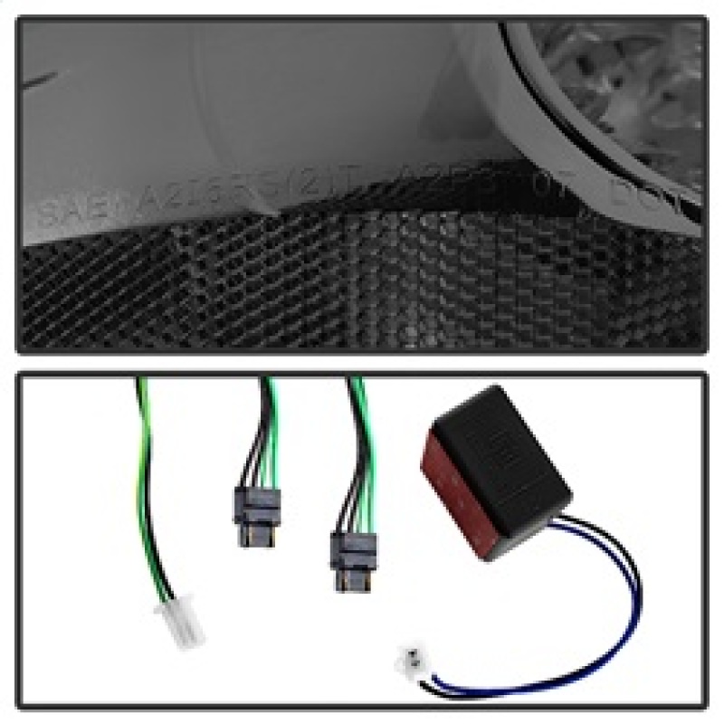 GMC Yukon Tail Lights - Rear - SPYDER - xTune LED - Smoked - `07-`14