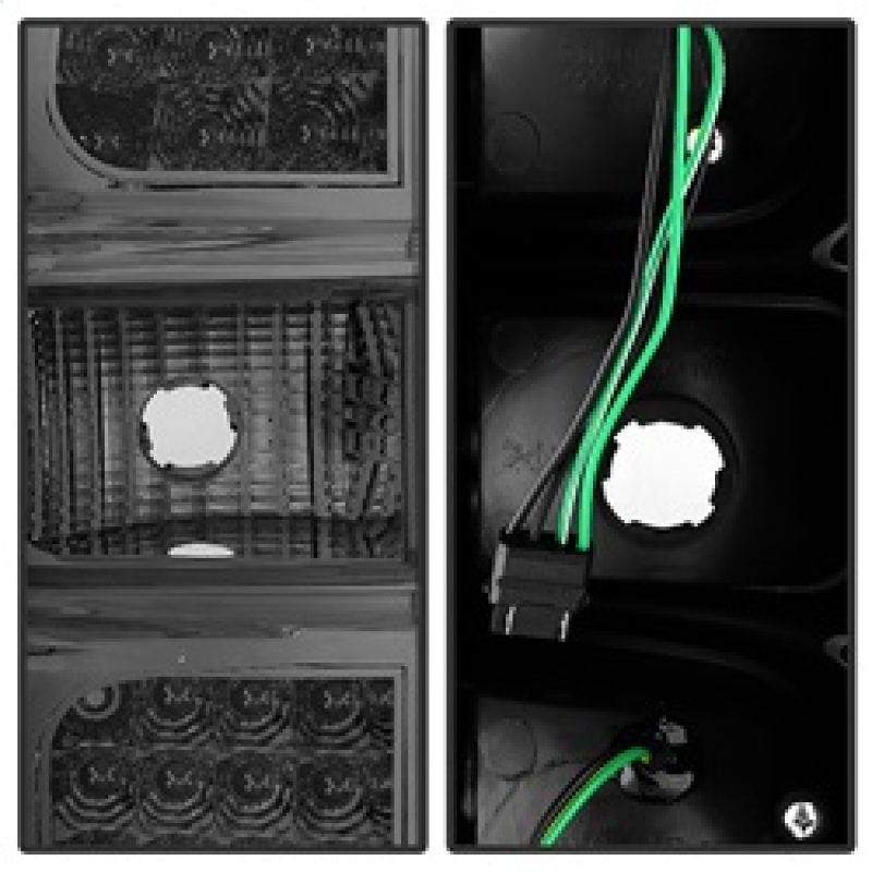 GMC Yukon Tail Lights - Rear - SPYDER - xTune LED - Smoked - `07-`14