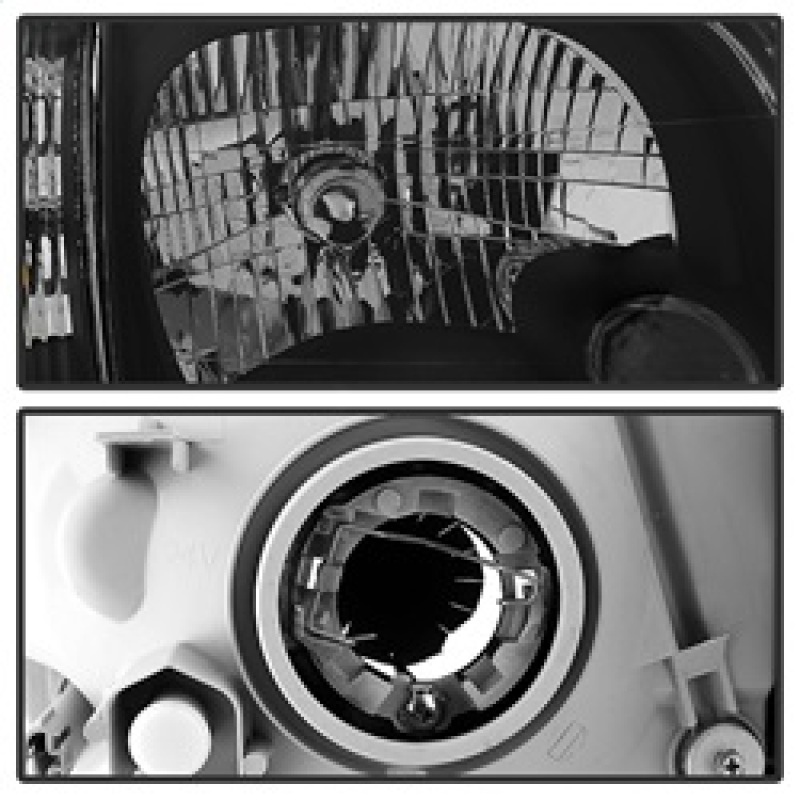 Toyota Tundra Headlights & Corner Lights - Front - SPYDER - xTune OEM Style w/Corner Lights - Black - `05-`06