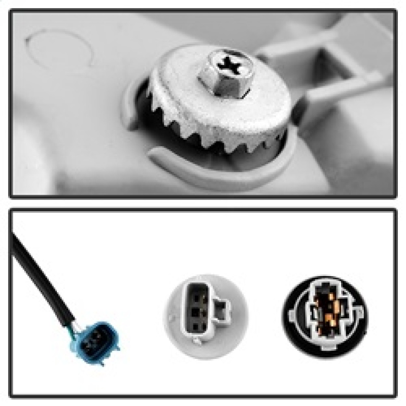 Toyota Tundra Headlights & Corner Lights - Front - SPYDER - xTune OEM Style w/Corner Lights - Black - `05-`06