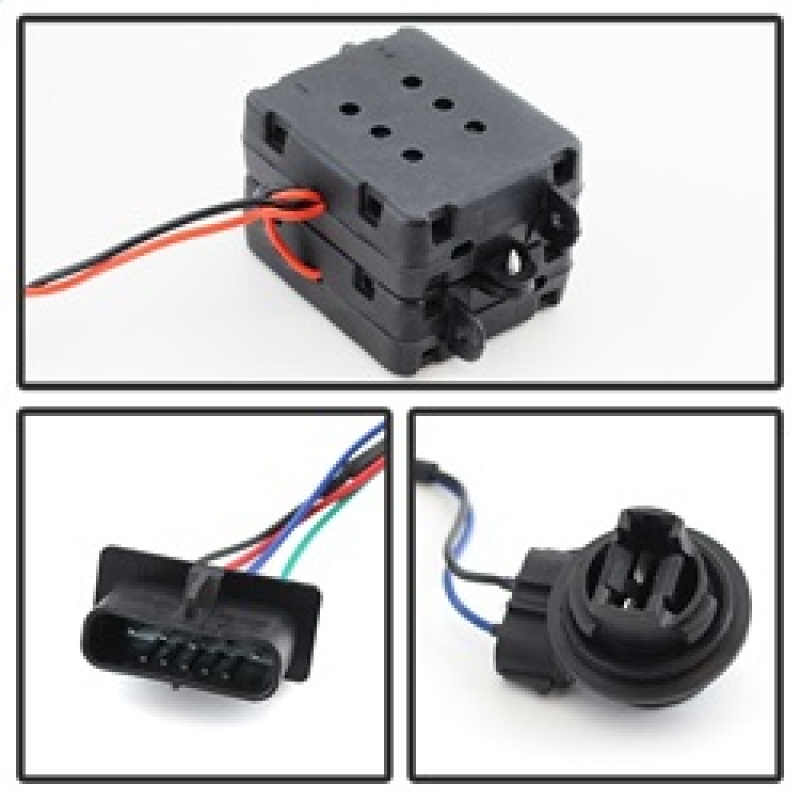 GMC Yukon Tail Lights - Rear - SPYDER - xTune LED - Black Smoked - `99-`00