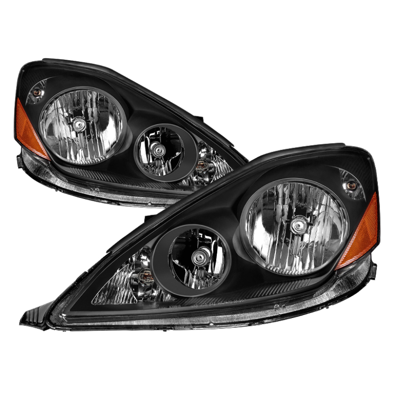 Toyota Sienna Headlights - SPYDER - OEM Style - Black - `06-`10