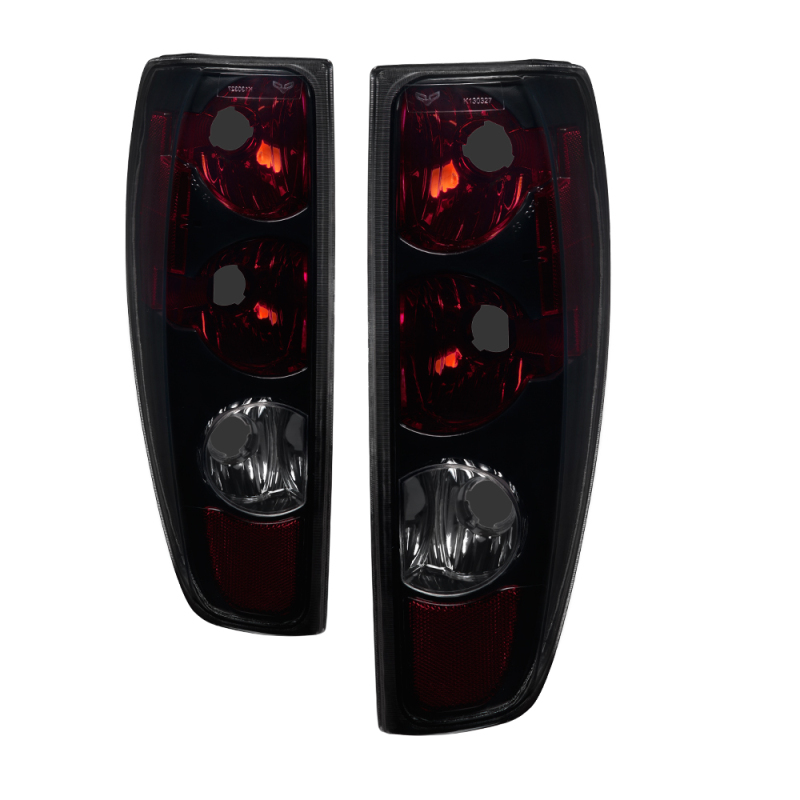 Chevrolet Colorado Tail Lights - SPYDER - Euro Style - Black Smoked - `04-`12