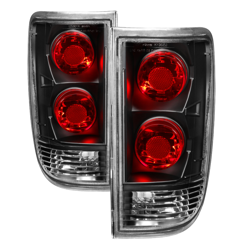 Chevrolet Blazer Tail Lights - SPYDER - Euro Style - Black - `95-`05