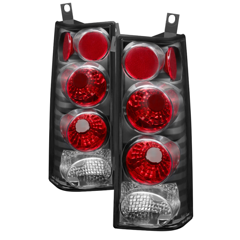 Chevrolet Express Van Tail Lights - SPYDER - Euro Style - Black - `03-`08