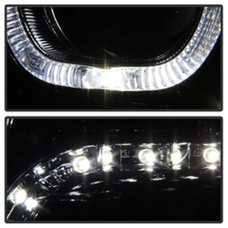 Dodge Ram Headlights - SPYDER - Halo LED Projector - Chrome - `09-`14