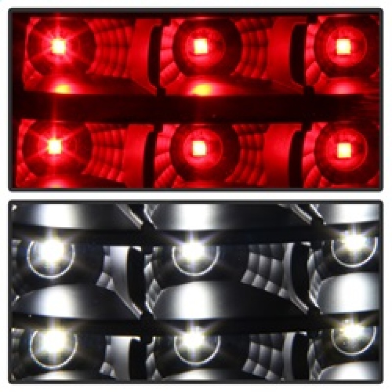 Chevrolet Silverado 1500 Tail Lights - SPYDER - xTune LED - Black - `03-`06