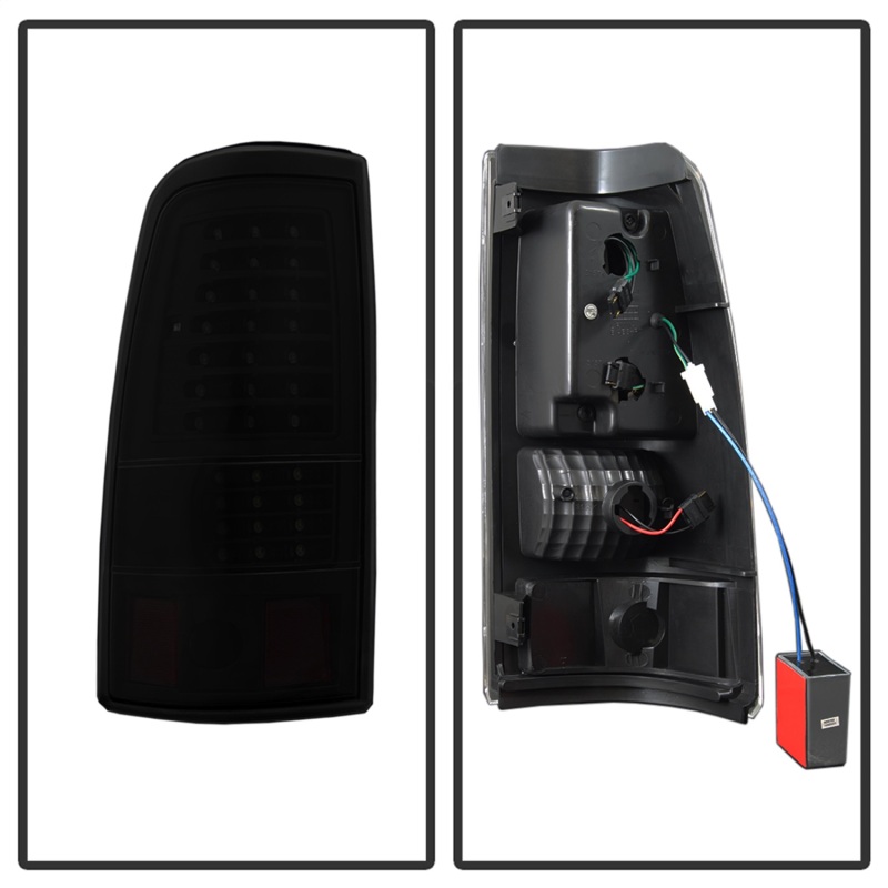 Chevrolet Silverado 1500 Tail Lights - SPYDER - xTune LED - Black Smoke - `03-`06