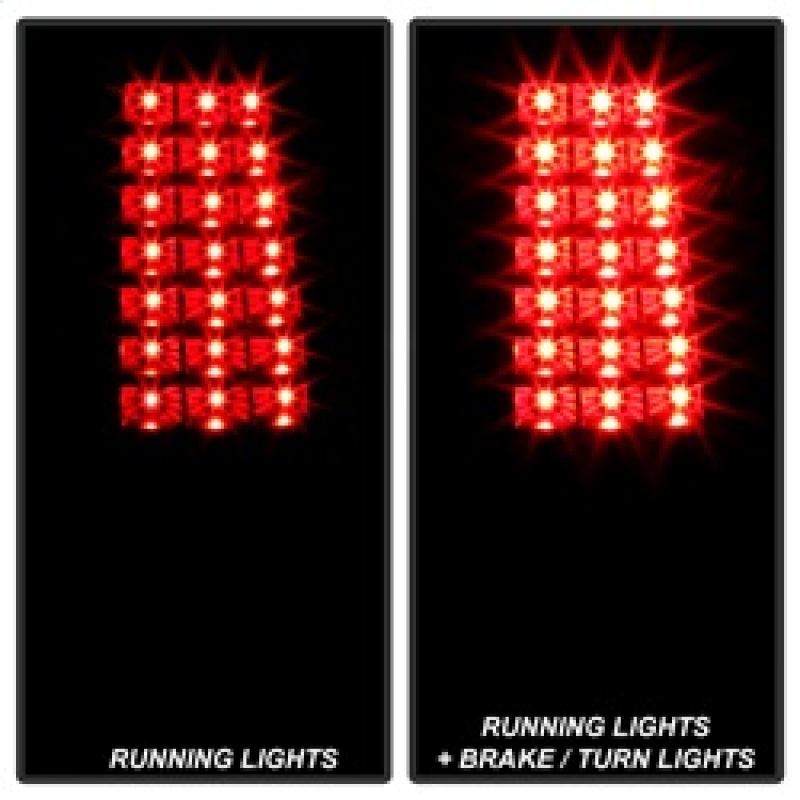 Chevrolet Silverado 1500 Tail Lights - SPYDER - xTune LED - Black Smoke - `03-`06