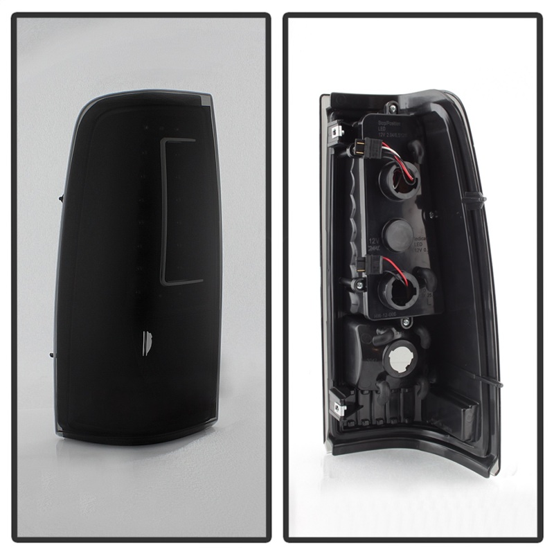 Chevrolet Silverado 2500 Tail Lights - SPYDER - xTune Version 2 - Black Smoke - `99-`02