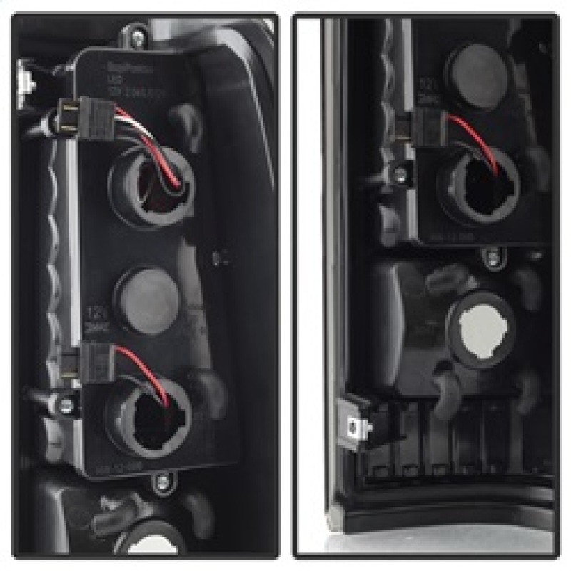 Chevrolet Silverado 3500 Tail Lights - SPYDER - xTune Version 2 - Black Smoke - `99-`02
