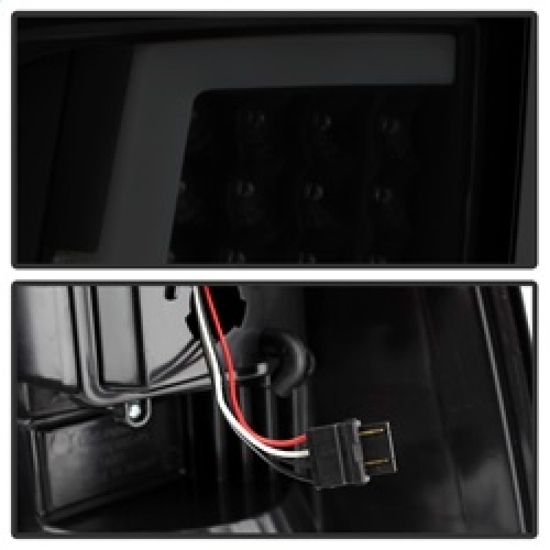 Dodge Ram 1500 Tail Lights - SPYDER - xTune LED Incandescent Model - Black Smoke - `09-`18