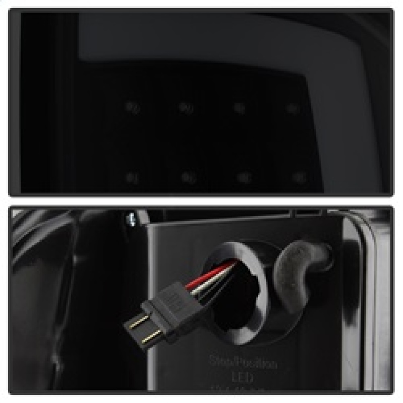 GMC Sierra 1500 Tail Lights - SPYDER - xTune LED - Black Smoke - `07-`13