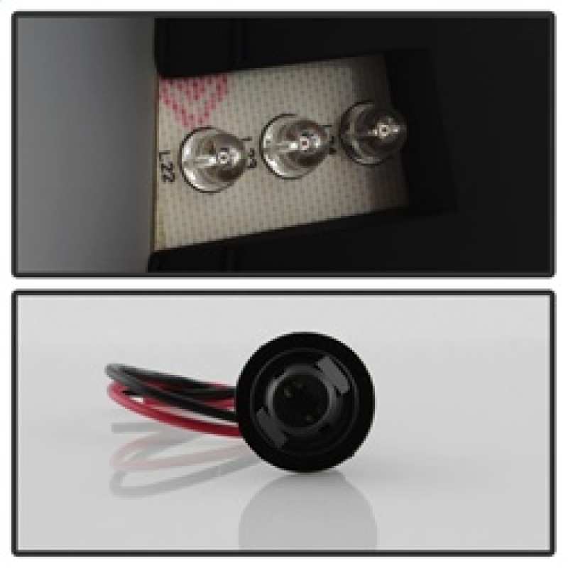 Nissan Titan Tail Lights - SPYDER - Light Bar LED - Black - `04-`15