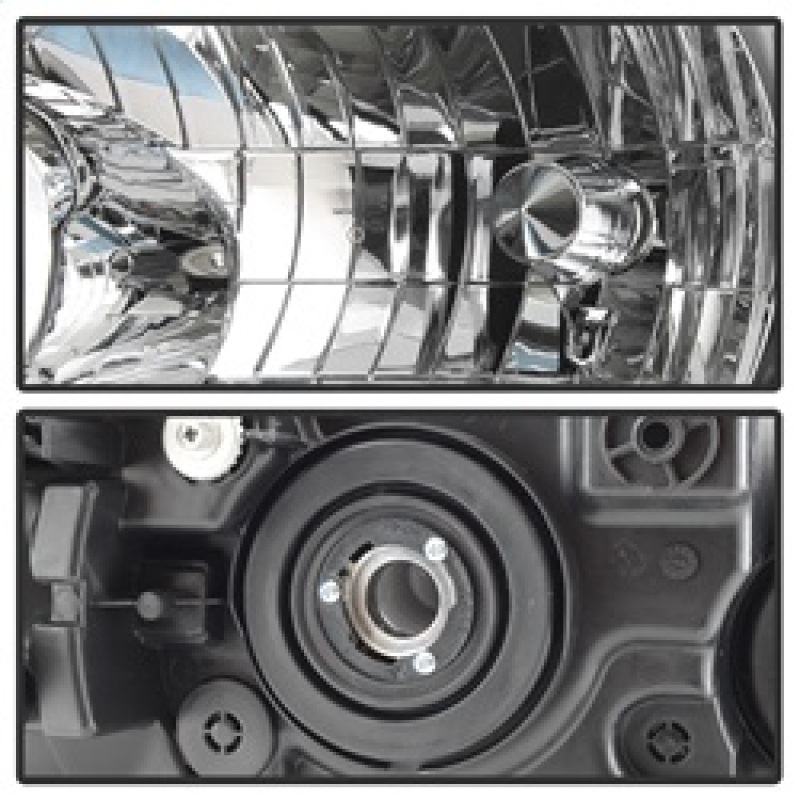 Toyota Highlander Headlights - SPYDER - xTune OEM Style - Chrome - `04-`06