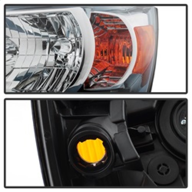 Toyota Highlander Headlights - SPYDER - xTune OEM Style - Chrome - `04-`06