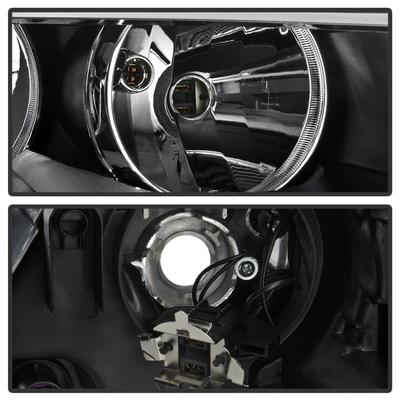 Volkswagen Jetta Headlights - SPYDER - OEM Style, Halogen - Chrome - `11-`18