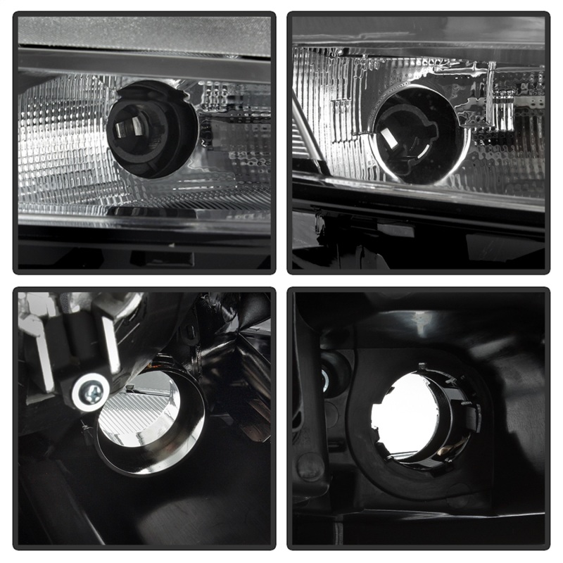 Volkswagen Jetta Headlights - SPYDER - OEM Style, Halogen - Chrome - `11-`18