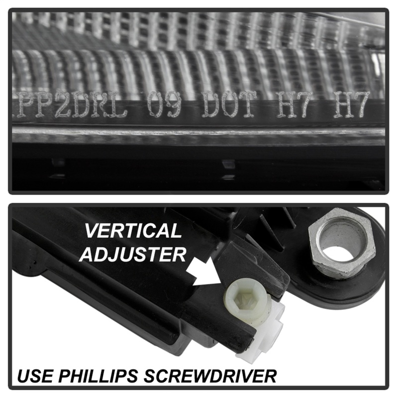 Volkswagen Jetta Headlights - SPYDER - OEM Style, Halogen - Chrome - `11-`18