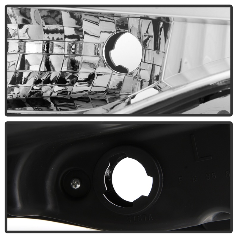 Ford Expedition Headlights - SPYDER - OEM Style - Chrome - `07-`14