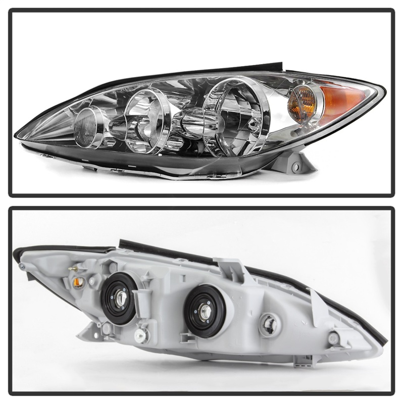 Toyota Camry Headlights - SPYDER - OEM Style - Chrome - `05-`06