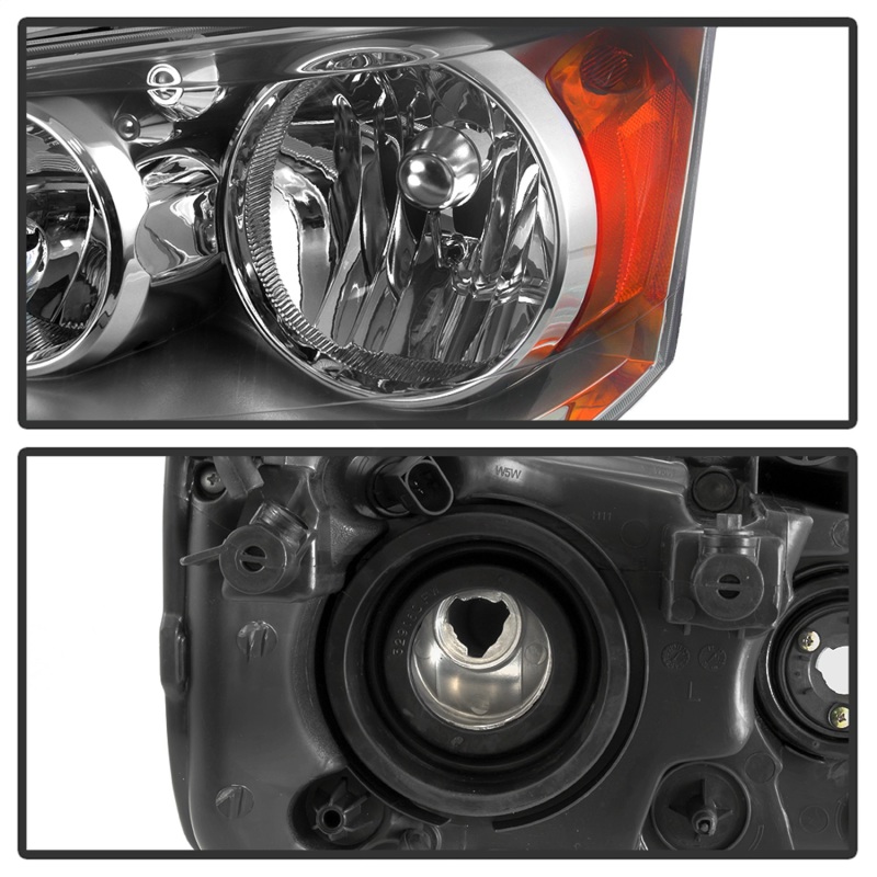 Dodge Grand Caravan Headlights - SPYDER - OEM Style - Chrome - `11-`17