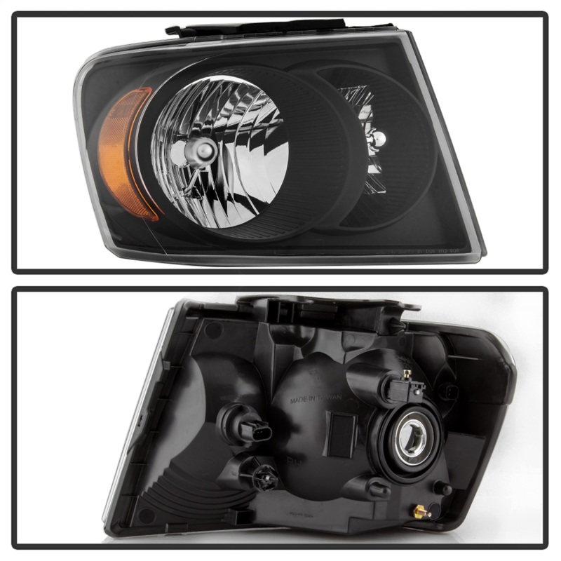 Dodge Durango Headlights - SPYDER - xTune OEM Style - Black - `07-`09