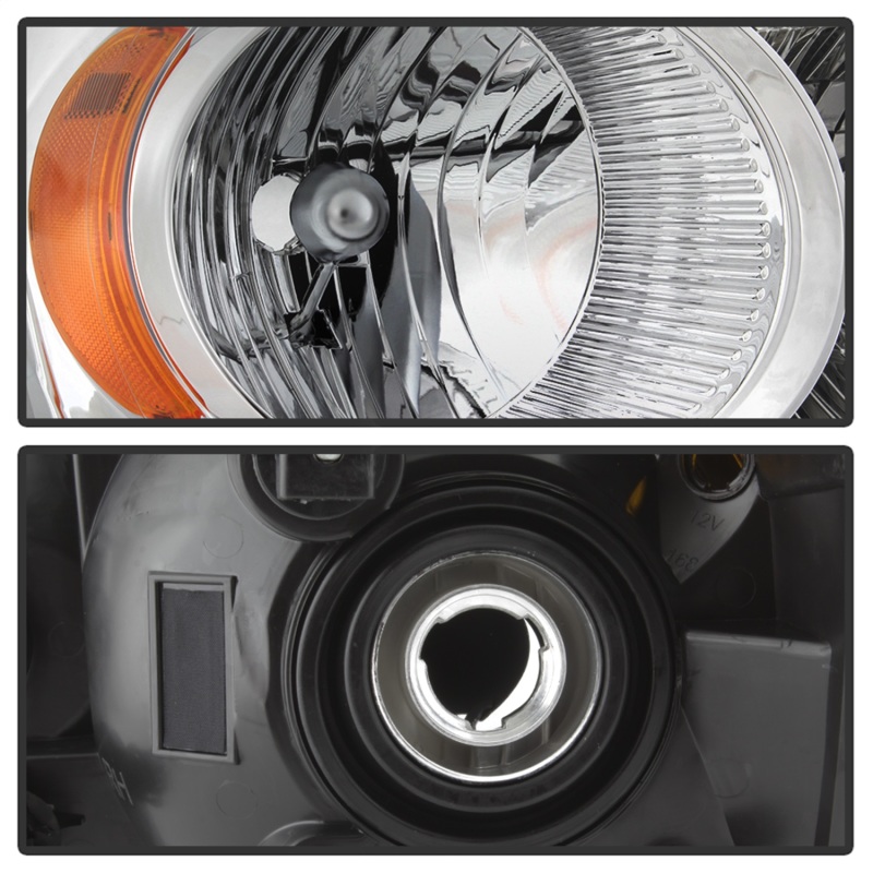 Dodge Durango Headlights - SPYDER - OEM Style - Chrome - `07-`09